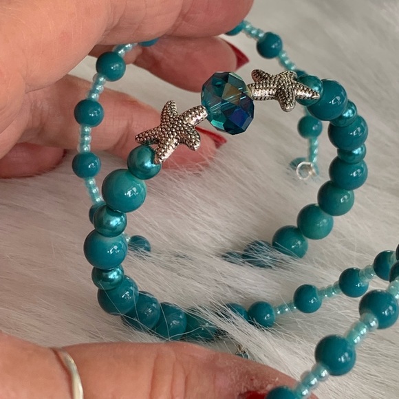 ✔️✔️Turquoise Starfish Wrap Bracelet - Picture 8 of 8